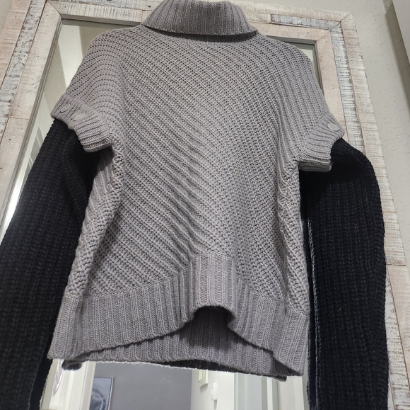 Equipment Aluine Layered Wool-Blend Turtleneck Sweater - Picture 4 of 14